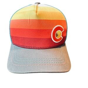 Colorado Trucker Youth Hat Cap Mesh Back Snapback YoColorado Logo Adjustable